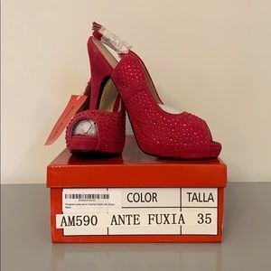 Andrés Machado Slingback Peep-toe heels